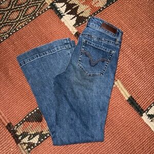 Rock & Roll Cowgirl Dark Blue Flare Jeans